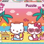 Badespas Mit Kitty Puzzle 100 Teile Kinderpuzzle Hello Kitty 100 Teile 0