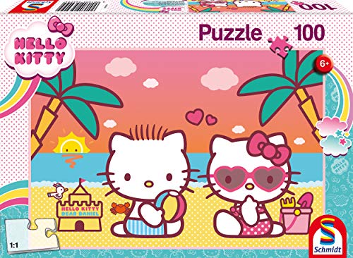 Badespas Mit Kitty Puzzle 100 Teile Kinderpuzzle Hello Kitty 100 Teile 0