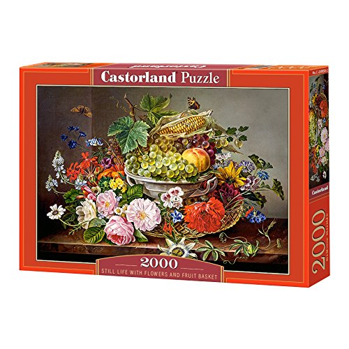 Castorland Still Life With Flowers And Fruit Basket Puzzle Da 2000 Pezzi Multicolore C 200658 2 0