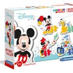 Clementoni 20819 My First Puzzle Disney Mickey Mouse 3 6 9 12 Pezzi Made In Italy Puzzle Bambini 2 Anni 0