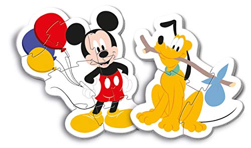 Clementoni 20819 My First Puzzle Disney Mickey Mouse 3 6 9 12 Pezzi Made In Italy Puzzle Bambini 2 Anni 0 2