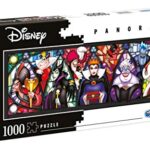 Clementoni 39516 Disney Panorama Collection Villains 1000 Pezzi Made In Italy Puzzle Adulto 0