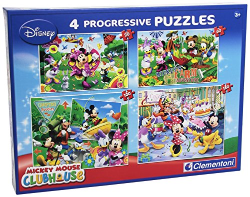 Clementoni 77045 Puzzle Mickey Mouse Club House 20 60 100 180 Pezzi 0