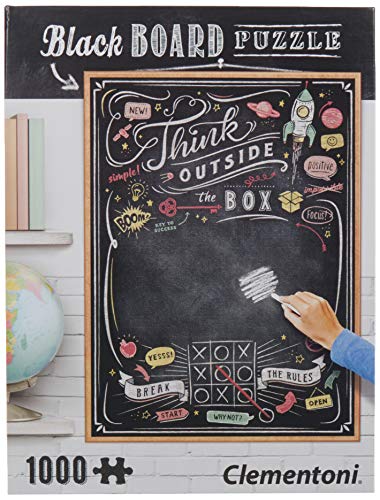 Clementoni Black Board Puzzle Think Outside The Box 39468 0