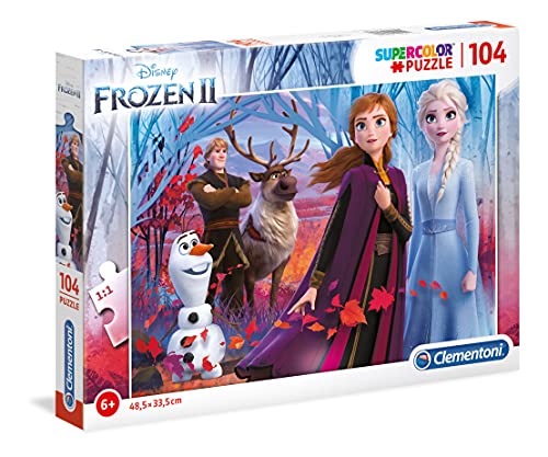 Clementoni Clementoni 27274 Supercolor Disney Frozen 2 104 Pezzi Puzzle Bambini Multicolore 27274 0