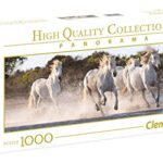 Clementoni Collection Panorama Puzzle Running Horses 1000 Pezzi Colore Neutro 39441 0