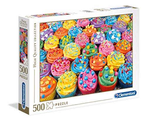 Clementoni Collection Puzzle Colorful Cupcakes 500 Pezzi 35057 0