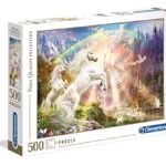 Clementoni Collection Puzzle Sunset Unicorns 500 Pezzi Multicolore 35054 0