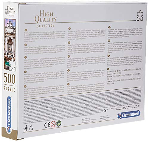 Clementoni Fontana Di Trevi High Quality Collection Puzzle Multicolore 500 Pezzi 35047 0 0