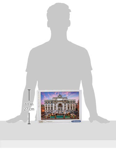 Clementoni Fontana Di Trevi High Quality Collection Puzzle Multicolore 500 Pezzi 35047 0 2