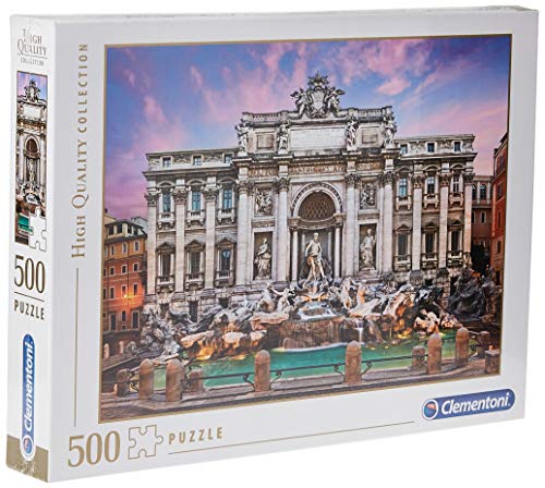 Clementoni Fontana Di Trevi High Quality Collection Puzzle Multicolore 500 Pezzi 35047 0
