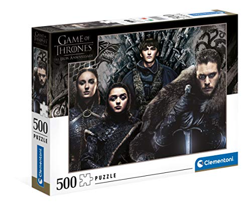 Clementoni Game Of Thrones Puzzle Adulti 500 Pezzi Made In Italy Multicolore 35091 0