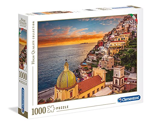 Clementoni High Quality Collection Positano Puzzle 1000 Pezzi Multicolore 39451 0
