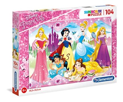 Clementoni Le Principesse Disney Sofia Supercolor Puzzle Multicolore 104 Pezzi 27086 0