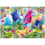 Clementoni Leopard Trolls Supercolor Puzzle Multicolore 104 Pezzi 27967 0 1