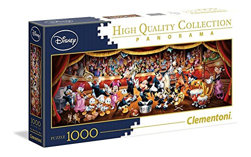 Clementoni Orchestra Disney Panorama Collection Puzzle Colore Neutro 1000 Pezzi 39445 0