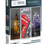 Clementoni Paris Puzzle Trittico Multicolore 3 X 500 Pezzi 39306 0