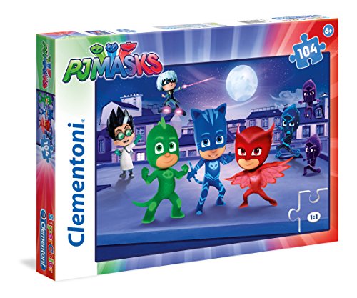 Clementoni Pj Masks E Romeo Supercolor Puzzle 104 Pezzi 27209 0