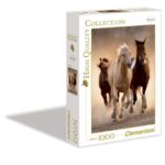 Clementoni Running Horses Puzzle 1000 Pezzi Multicolore 39168 0 0