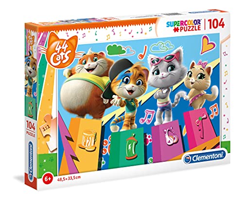 Clementoni Supercolor Puzzle 44 Gatti 104 Pezzi Multicolore 27271 0