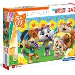 Clementoni Supercolor Puzzle 44 Gatti 24 Maxi Pezzi Multicolore 28500 0