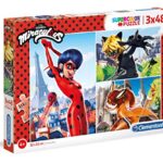 Clementoni Supercolor Puzzle Miraculous 3 X 48 Pezzi Multicolore 25234 0