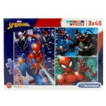 Clementoni Supercolor Puzzle Spider Man 3 X 48 Pezzi Multicolore 25238 0 1