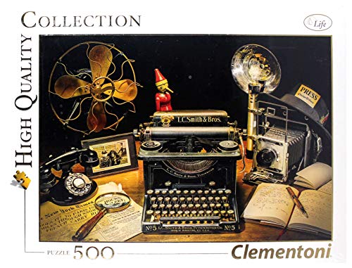 Clementoni The Typewriter High Quality Collection Puzzle Multicolore 500 Pezzi 35040 0 1