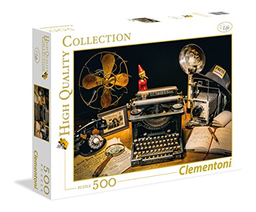 Clementoni The Typewriter High Quality Collection Puzzle Multicolore 500 Pezzi 35040 0