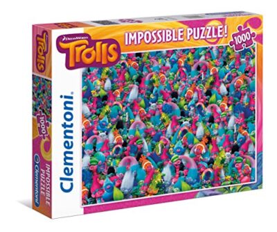 Clementoni Trolls Impossible Puzzle 1000 Pezzi 39369 0