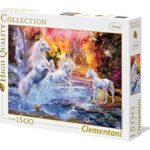 Clementoni Wild Unicorns High Quality Collection Puzzle 1500 Pezzi 31805 0 1