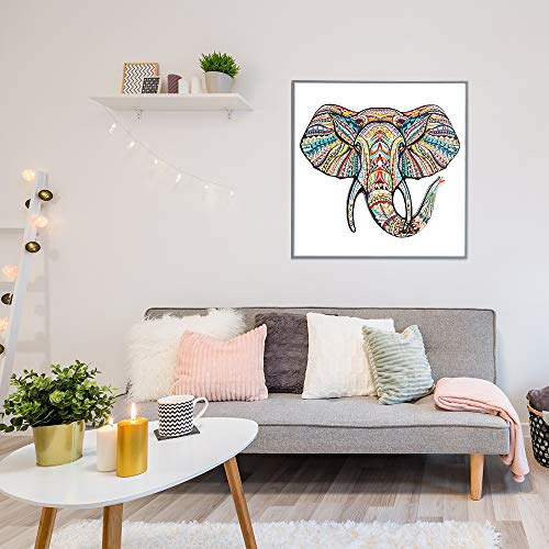 Extsud Puzzle In Legno Gioco Per Bambini E Adulti Puzzle Colorati A Forma Di Elefante Puzzle Animali Legno Forma Unica Fai Da Te Puzzle Bambini Adulti Wooden Puzzle Elephant Elefante 0 3