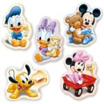 Educa 13813 Disney Baby Puzzles Topolino Mickey Mouse Set Di 5 Puzzle Progressivi Di 3 4 E 5 Pezzi Per Bambini 24 Mesi Colore Vario 0 0