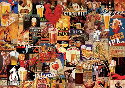 Educa Collage Birra Puzzle Per Adulti 1000 Pezzi Rif 17970 Multicolore 0 0