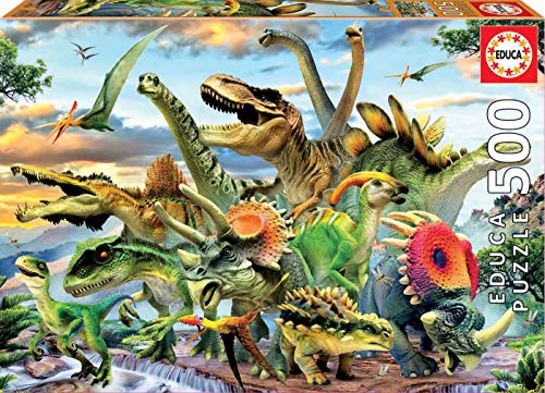 Educa Rif 17961 Puzzles Dinosauri Puzzle Di 500 Pezzi Colore Diosauri 0