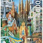 Educa Serie Miniature Collage Gaudi Adulti Il Puzzle Da 1000 Pezzi Piu Piccolo Del Mondo Rif 11874 Colore Vario 0