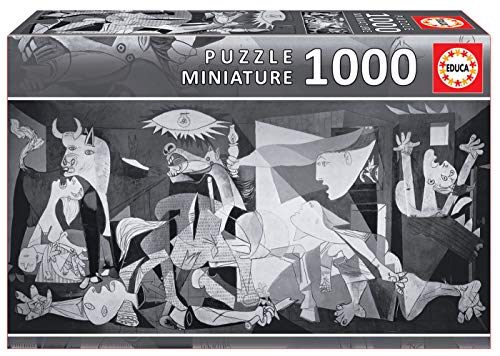 Educa Serie Miniature Panorama Gernica Pablo Picasso Adulti Il Puzzle Da 1000 Pezzi Piu Piccolo Del Mondo Rif 14460 Colore Various 0
