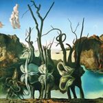 Eurographics Puzzle Di Salvador Dali Cigni Che Riflettono Elefanti Titolo In Inglese 1000 Pezzi Colore Multicolore 0 0