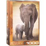 Eurographics 00270 Elefante Con Bambino Puzzle 1000 Pezzi 0