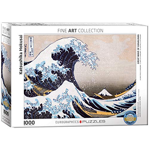 Eurographics 01545 Hokusai La Grande Onda Di Kanagawa Puzzle 1000 Pezzi 0