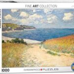 Eurographics Monet Chemin Dans Les Bles A Pourville Jigsaw Puzzle 1000 Pezzi 0