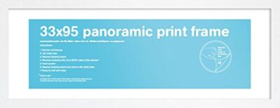 Gb Eye Ltd Eton Cornice Di Stampa Panoramica Legno Mdf Bianco Per Foto 33 X 95 Cm 0
