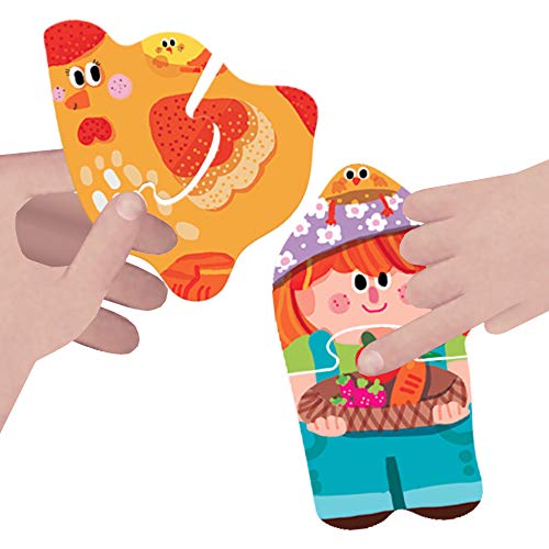 Headu 2 Pieces Puzzle Touch Farm Multicolore Mu24889 0 1