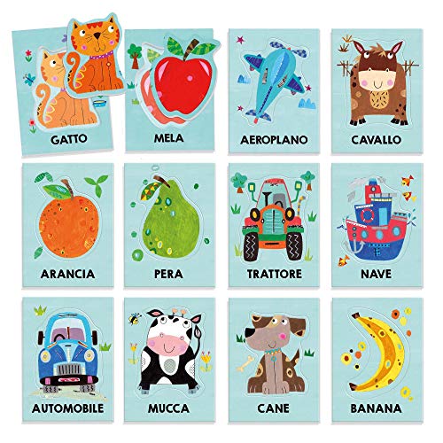 Headu Baby Flashcards Montessori Gioco Educativo Multicolore It21666 0 0