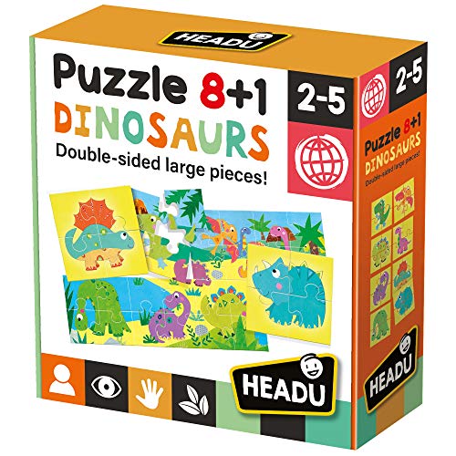 Headu Dinosaurs Puzzle 81 Colore Multiplo It22243 0