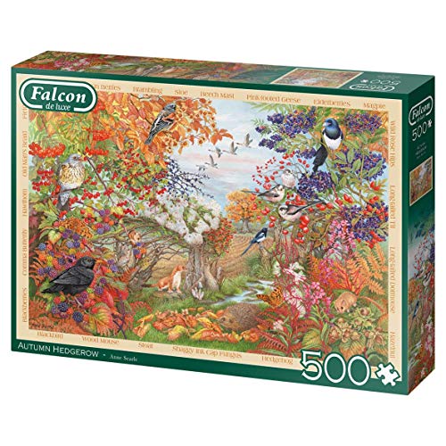 Jumbo Falcon De Luxe Autumn Hedgerow 500 Piece Jigsaw Puzzle Pezzi Multicolore J12270 0 2