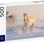 Lais Puzzle Cavallo Bianco Nella Neve 500 Pezzi 0