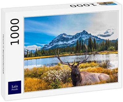 Lais Puzzle Cervi In Un Paesaggio Di Montagna 1000 Pezzi 0