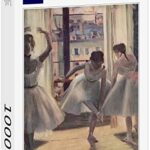 Lais Puzzle Edgar Germain Hilaire Degas Tre Ballerini In Una Sala Desercizio 1000 Pezzi 0