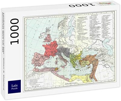 Lais Puzzle Mappa Atlante Storico William R Shepherd Impero Romano Intorno Al 395 1000 Pezzi 0